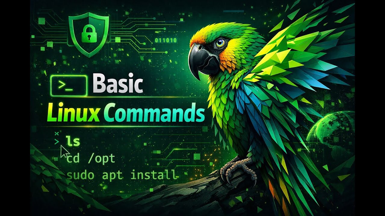 Основы ParrotOS | Базовые команды Linux (2026)