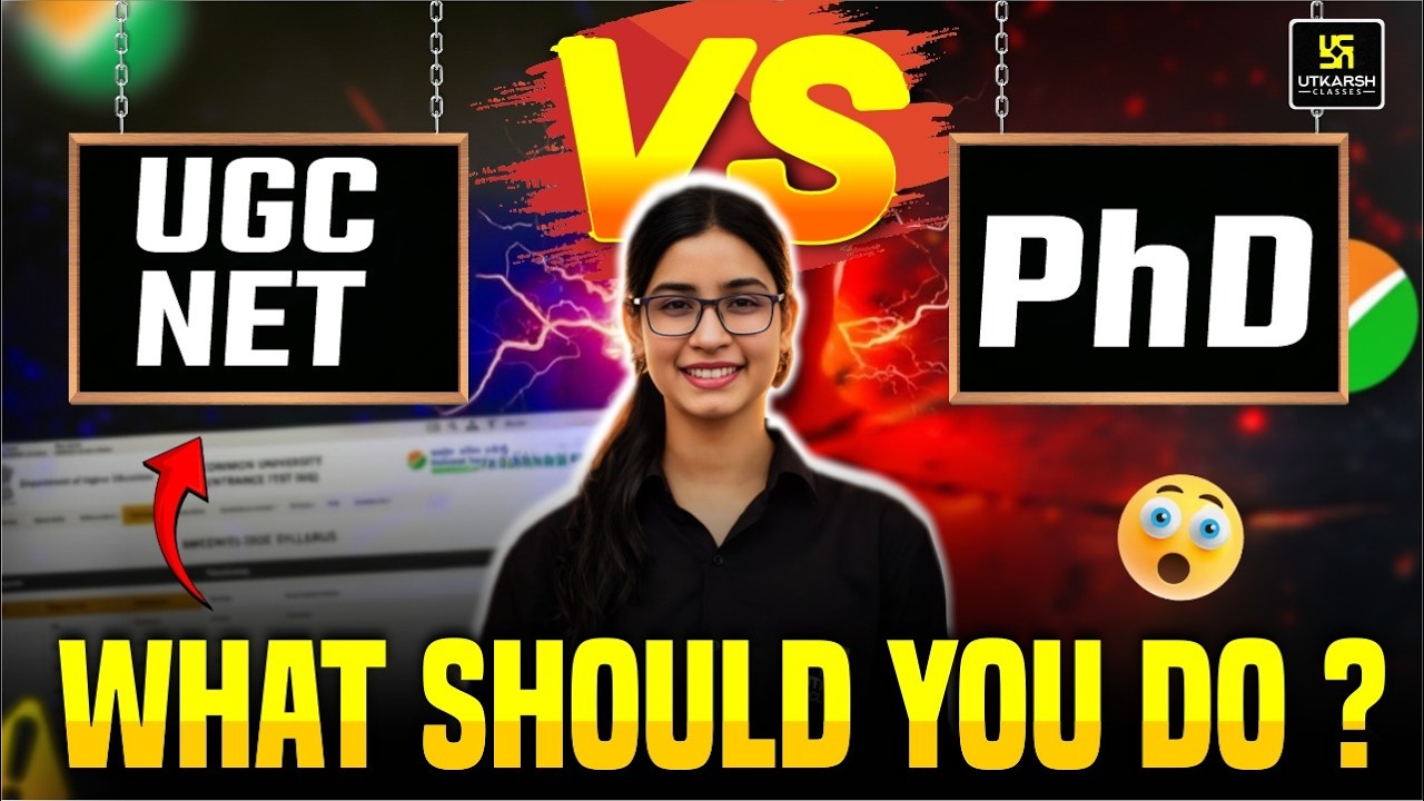 NET vs PhD &ndash; Konsa Option Better Hai Aapke Liye? | Complete Roadmap | Prerna Ma'am