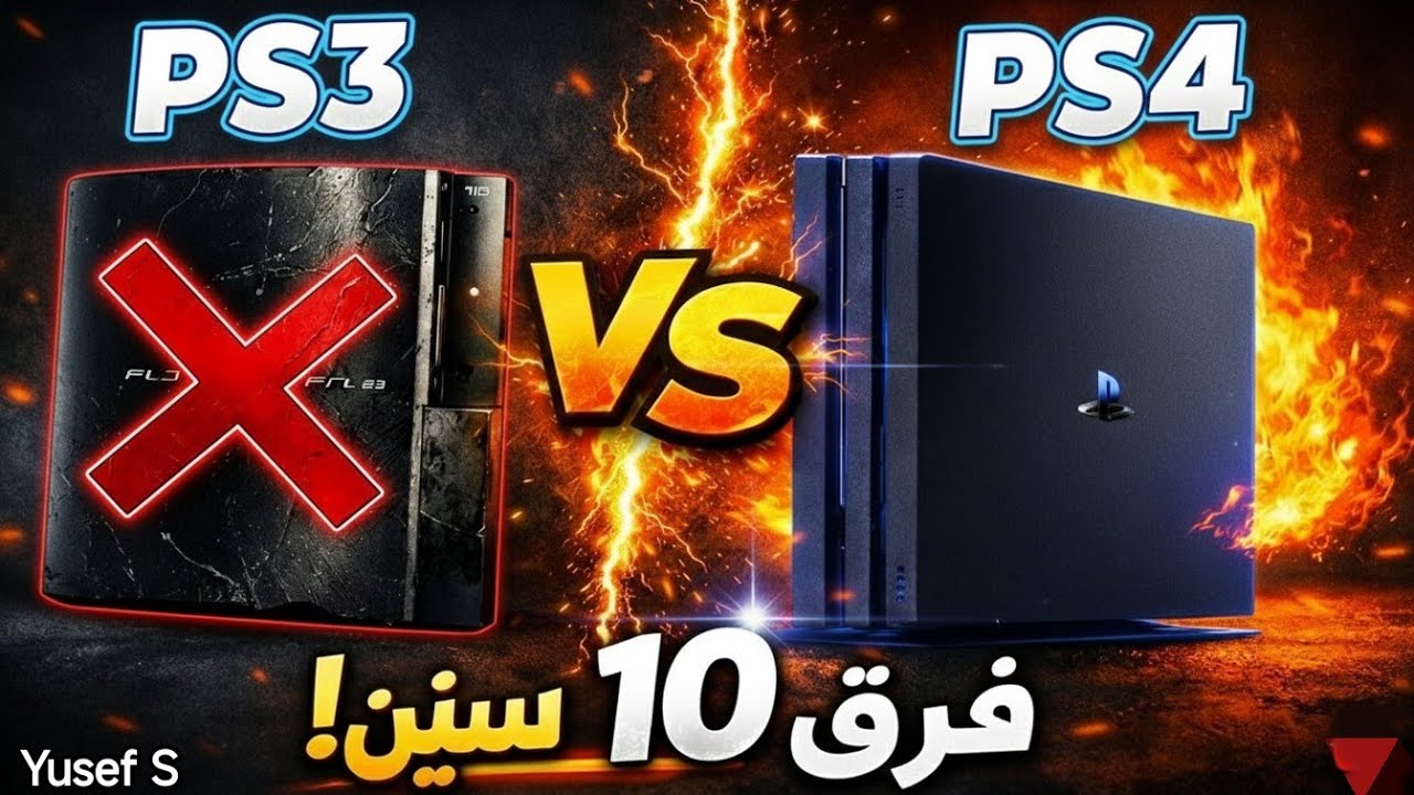 جربت ps3 ضد ps4... فعلا اتصدمت 🤯