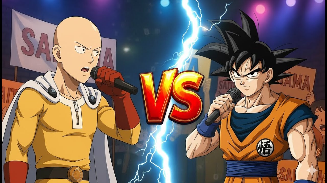 RAP BATTLE : GOKU VS SAITAMA
