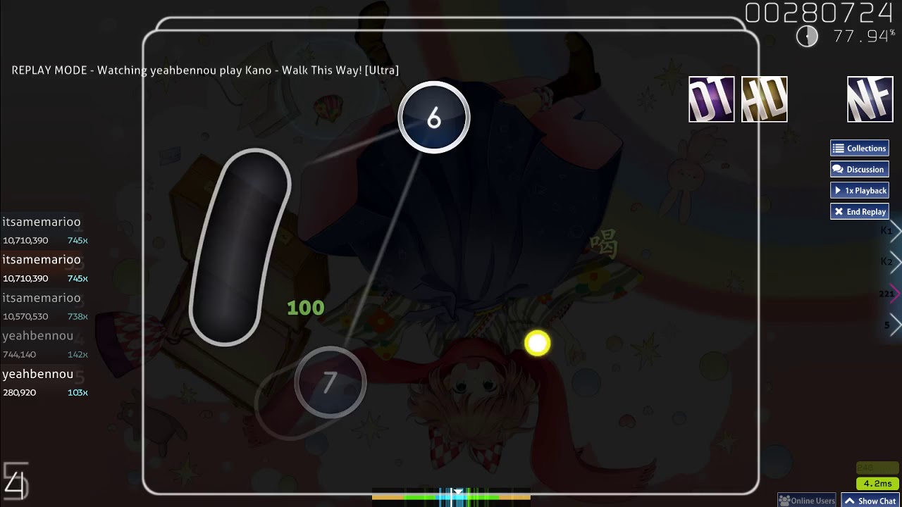 yeahbennou | Kano - Walk This Way! [Ultra] +HD,DT,NF 142x 5miss 390BPM