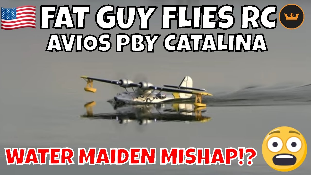 AVIOS PBY CATALINA WATER MAIDEN MISHAP by FGFRC #aviation #rcplane #rc