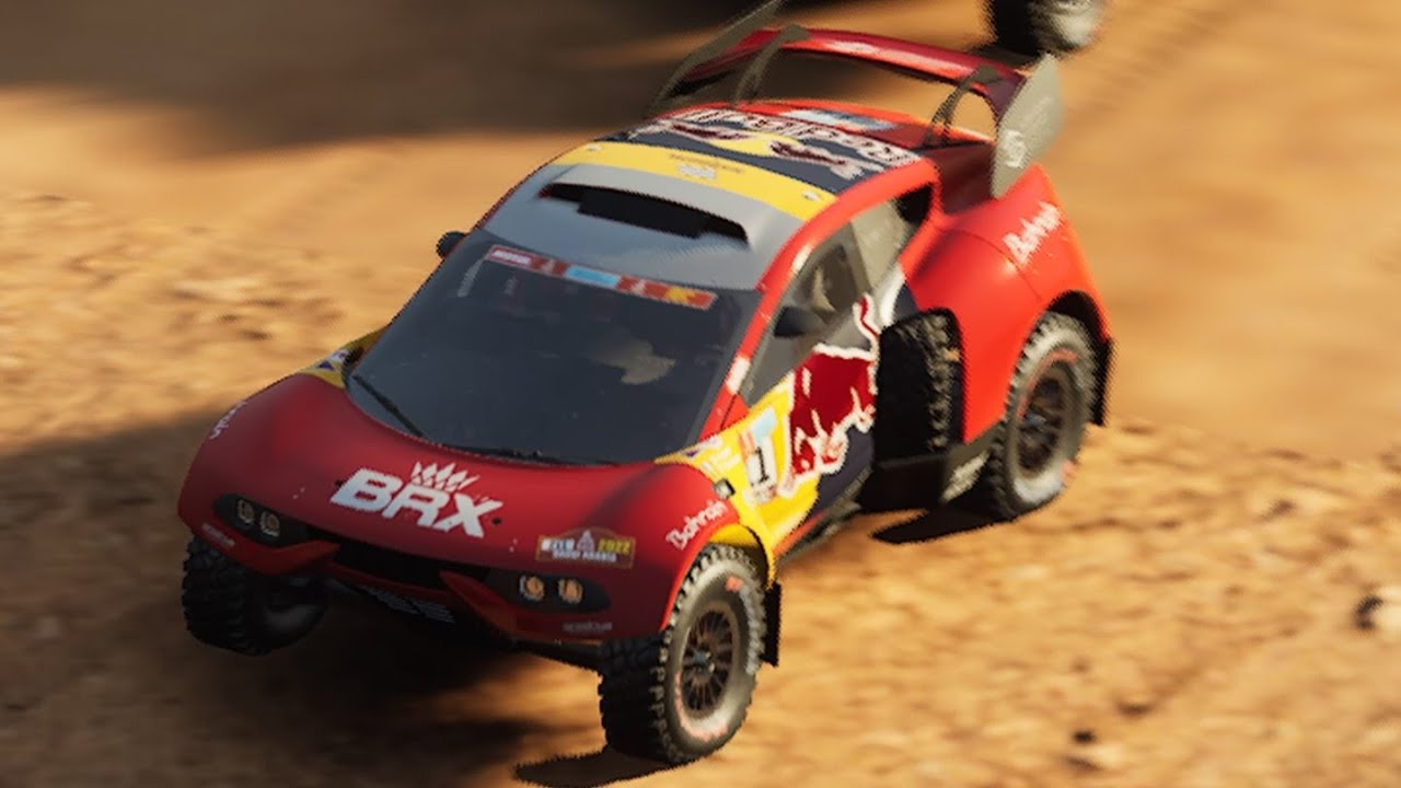 Grinding TA in Dakar Desert Rally looks like