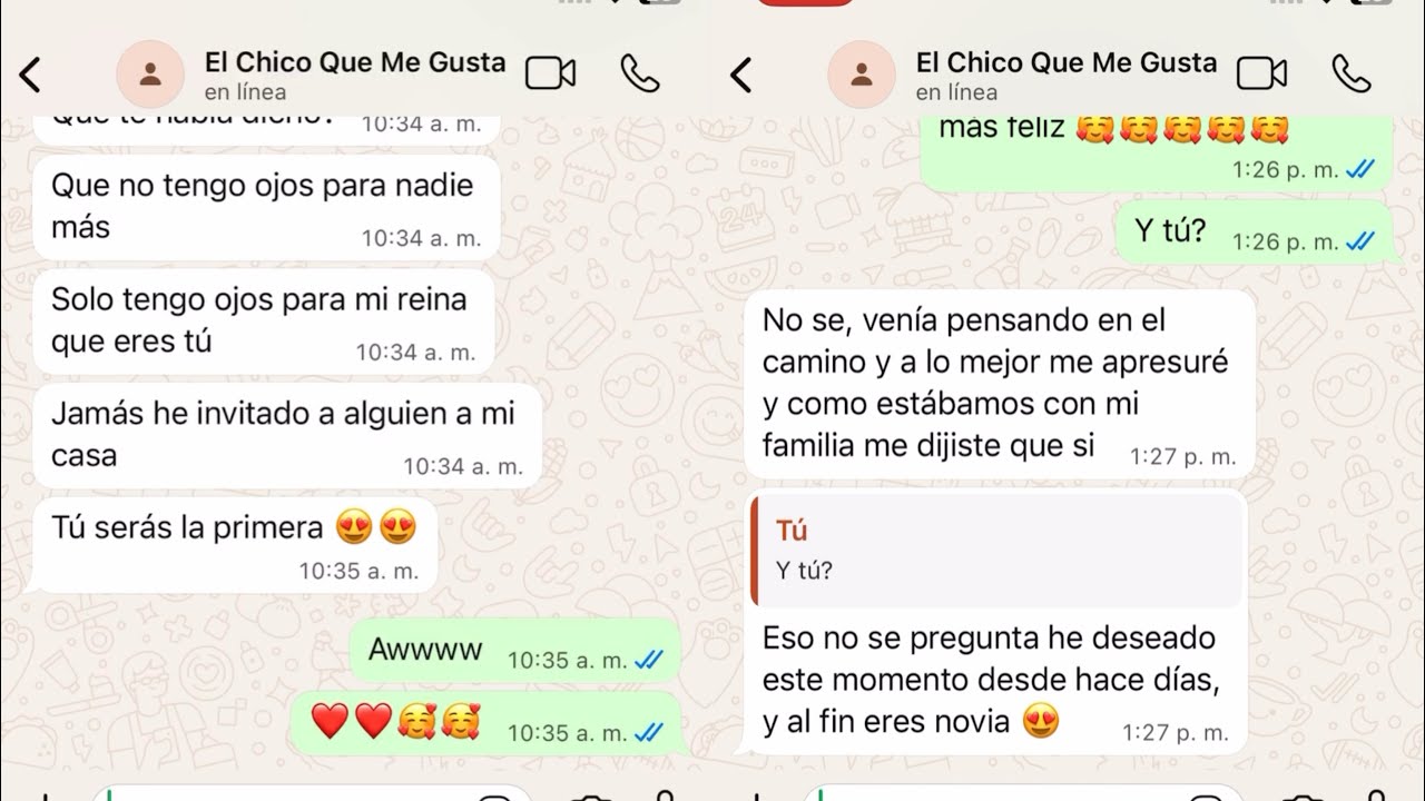 Chats con el chico que me gusta 😍Parte 10