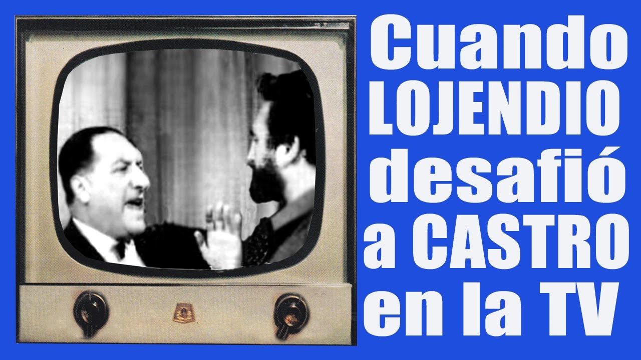 📺 Cuando Lojendio enfrentó a Fidel Castro EN VIVO en la TV cubana