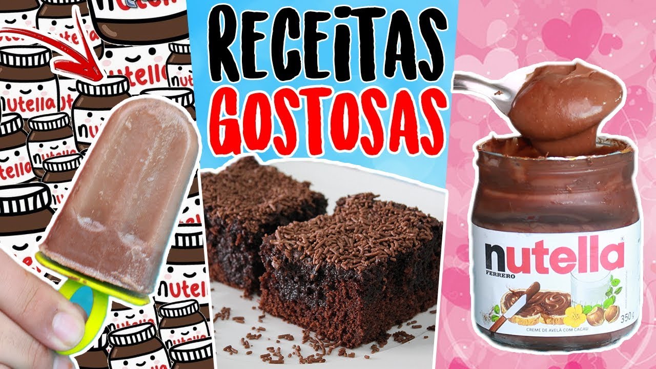 3 RECEITAS COM APENAS 2 INGREDIENTES PARA FAZER NAS FÉRIAS
