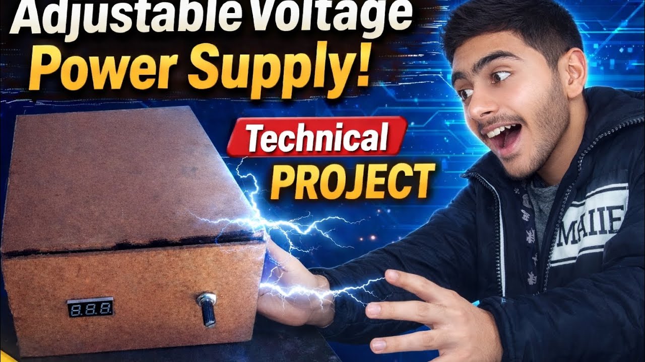 Adjustable volt supply 22v. Homemade volt supply #voltmeter #dimmer #powersupply @ali-s-technology 