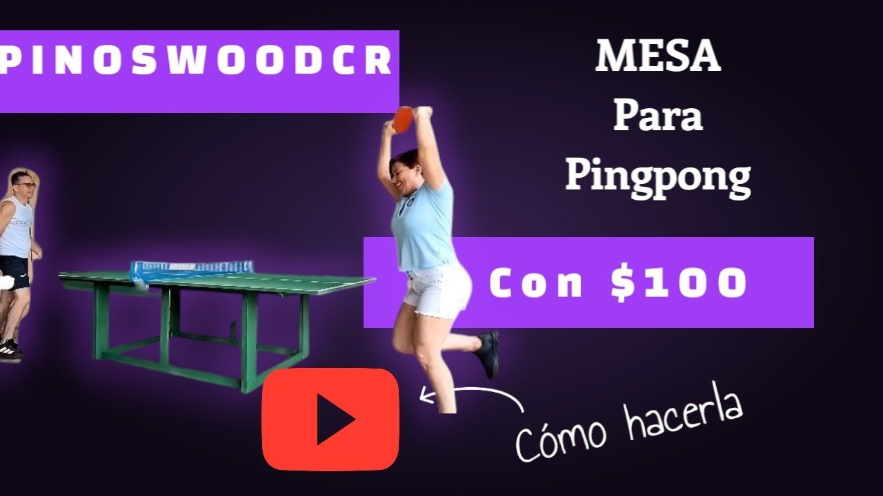 Gameplay, MESA de Ping-Pong CASERA por $100.