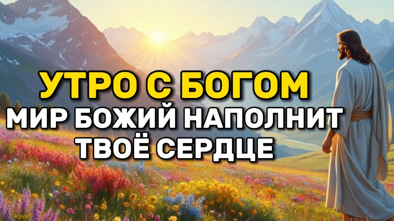 Утренняя Молитва: Мир Божий наполнит Твоё Сердце