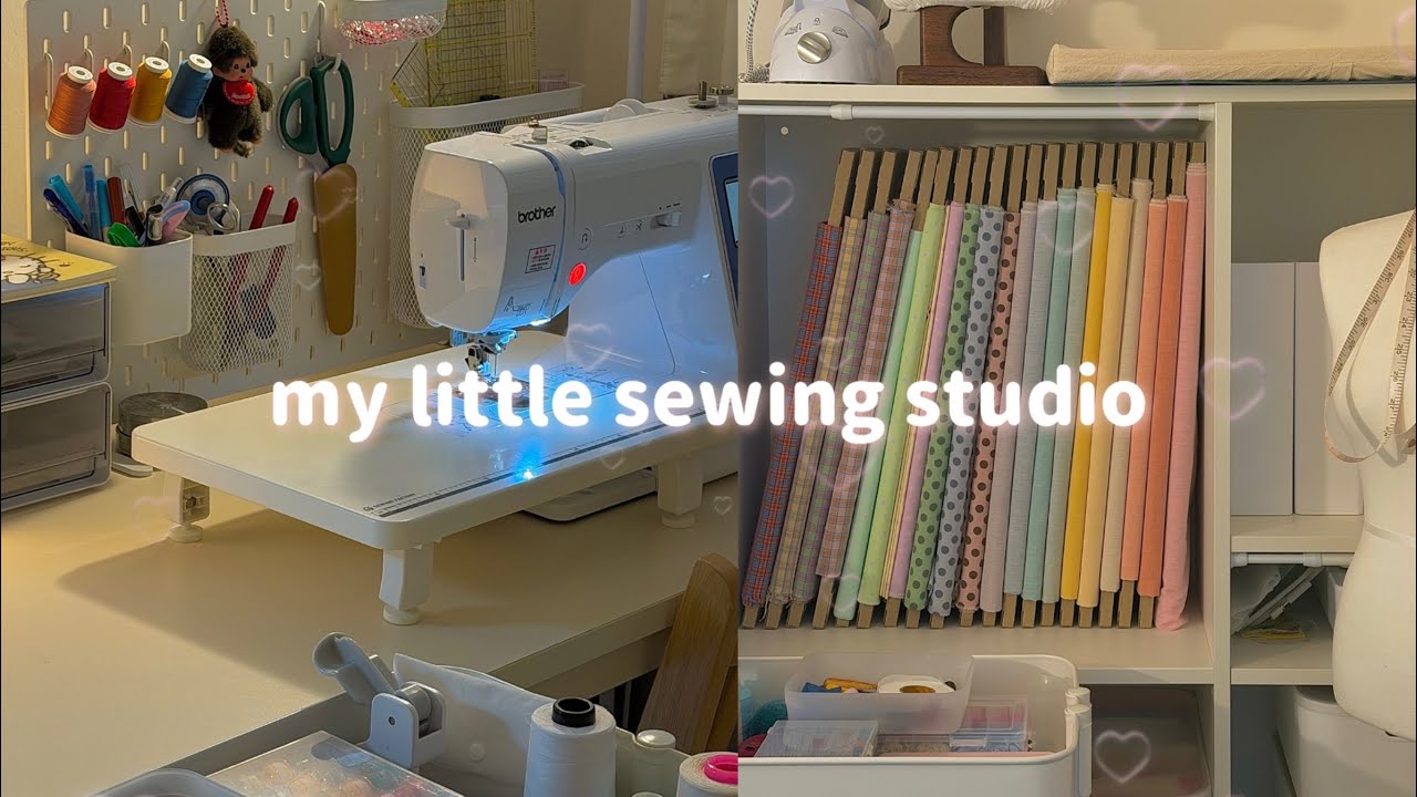 소잉룸을 소개합니다 | 퇴사 후 1인 브랜드 창업 준비 | sewing room tour
