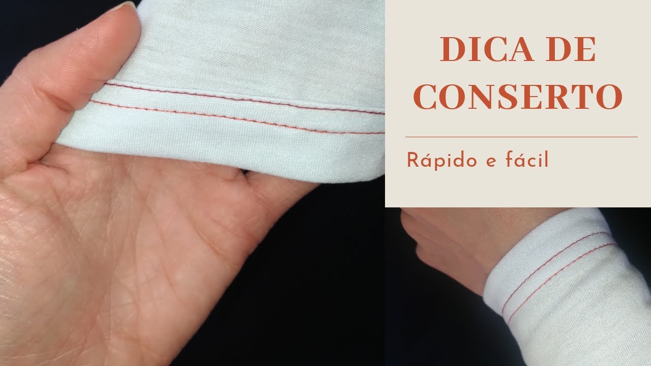 COMO FAZER UMA BARRA EM TECIDO DE MALHA USANDO SOMENTE A MÁQUINA RETA