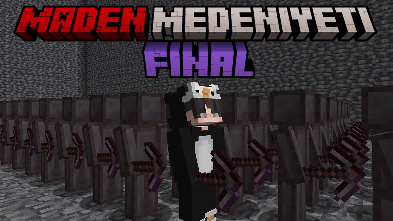 Minecraft ama MADEN MEDENİYETİNDEN Ka&ccedil;abildim Mi?...