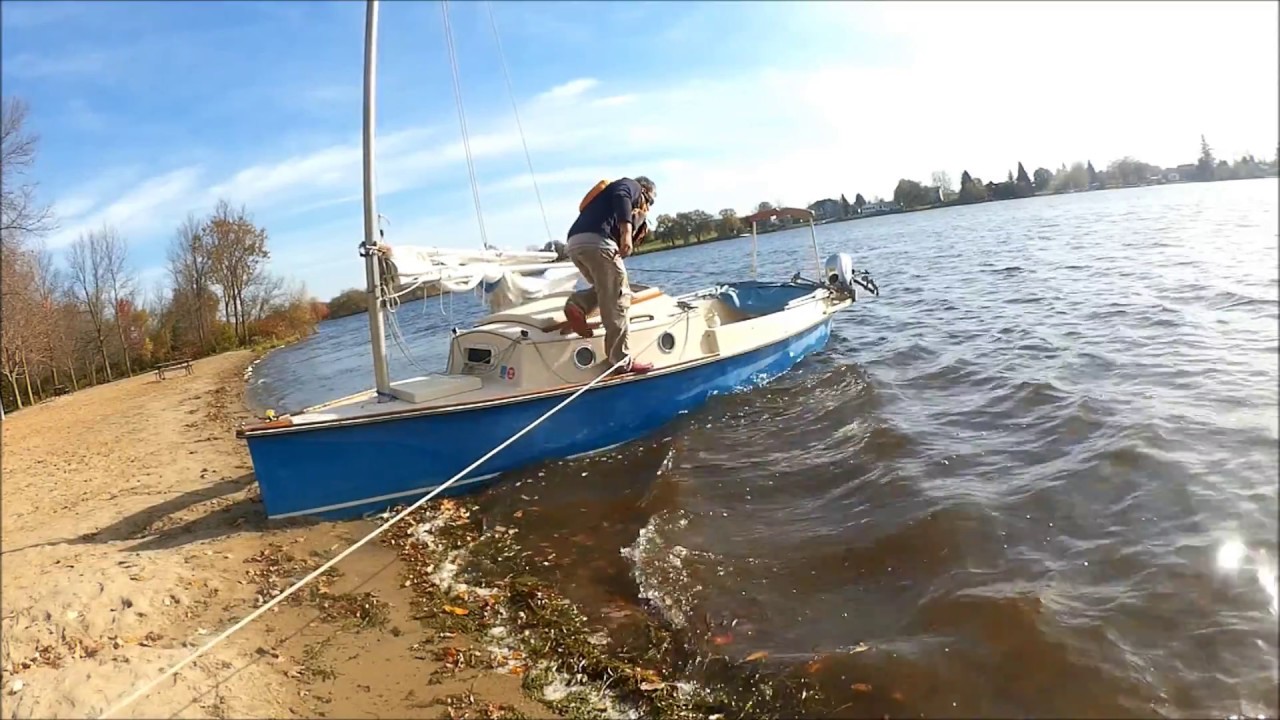 Demonstration: How to Sail a Boat Off a Beach and Some How Not To.