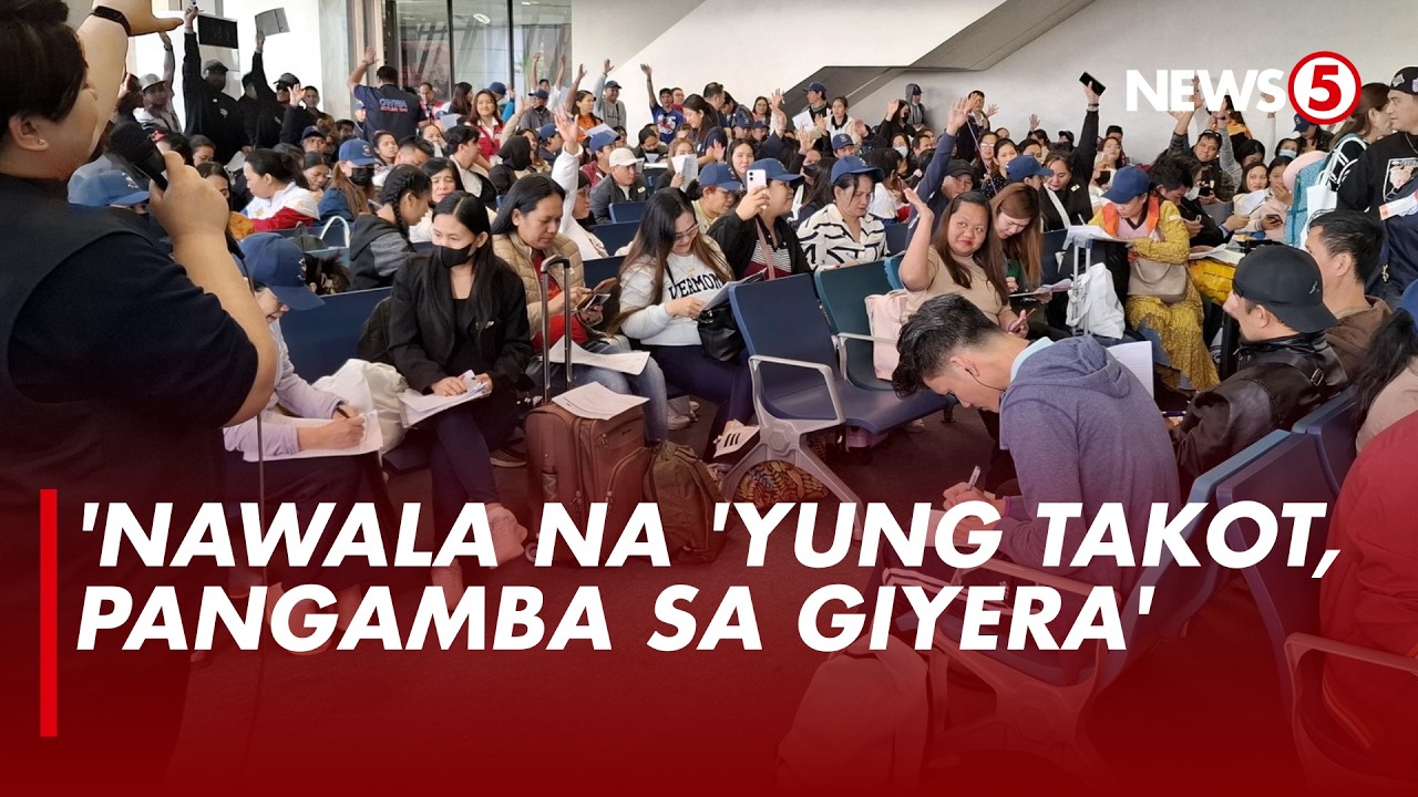 'Sa wakas, nakauwi rin!': Higit 300 Pinoy mula Riyadh, nakauwi na sa gitna ng sigalot sa Midd