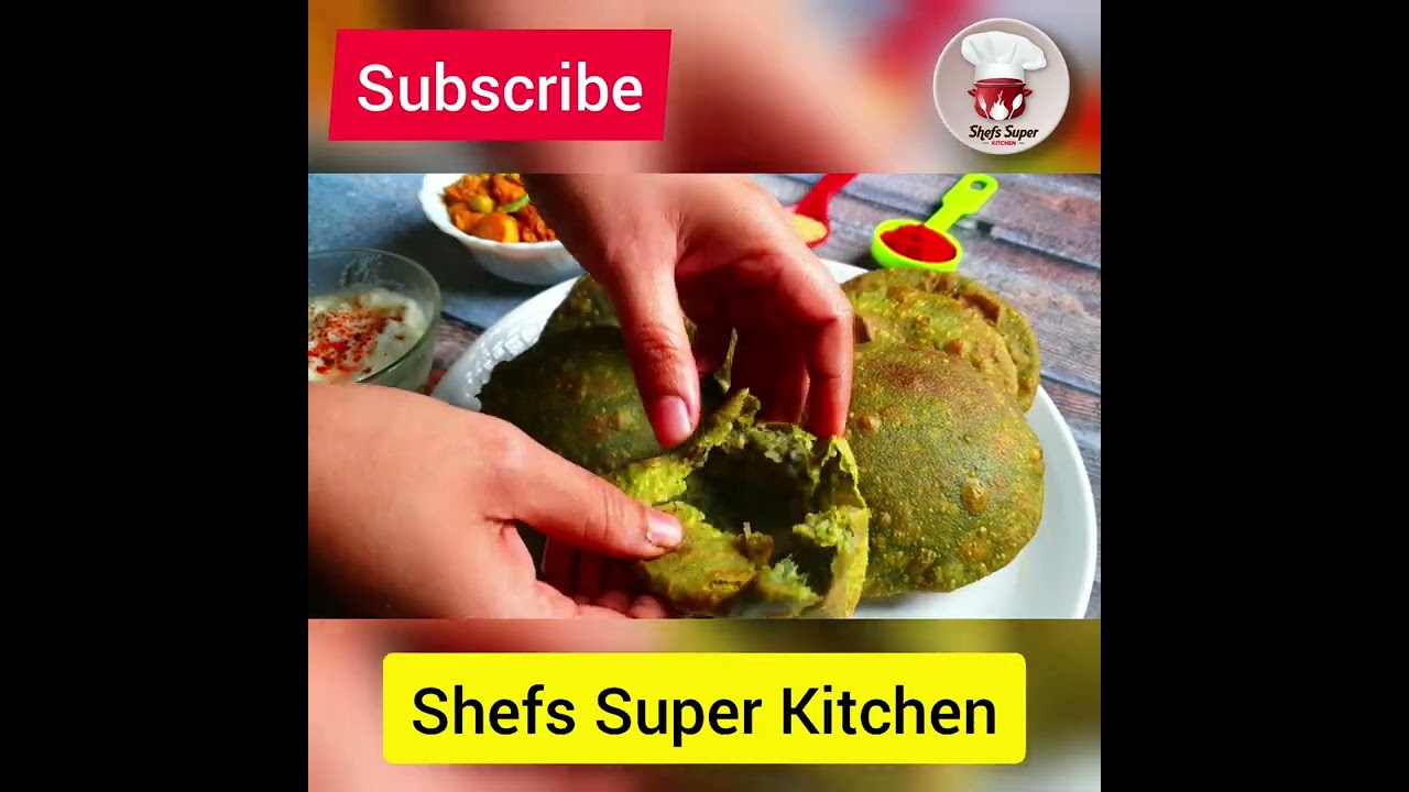 Bathua Aloo Kachori | Bathua Recipe | #shorts #youtubeshorts #cooking