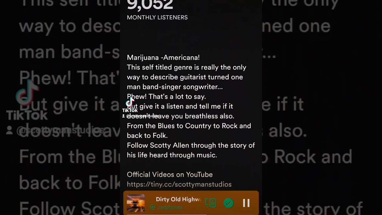 Dirty Old Highway Scotty Allen on Spotify 