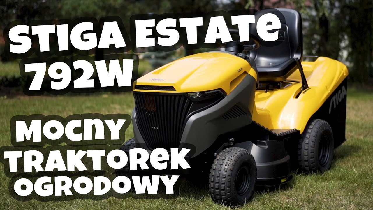 Mocny traktorek ogrodowy Stiga Estate 792 W :: Traktor.com.pl