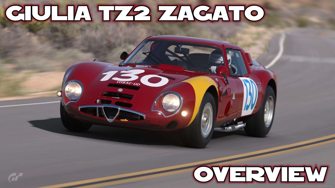 Alfa Romeo Giulia TZ2 carrozzata da Zagato '65 Overview | Gran Turismo 7