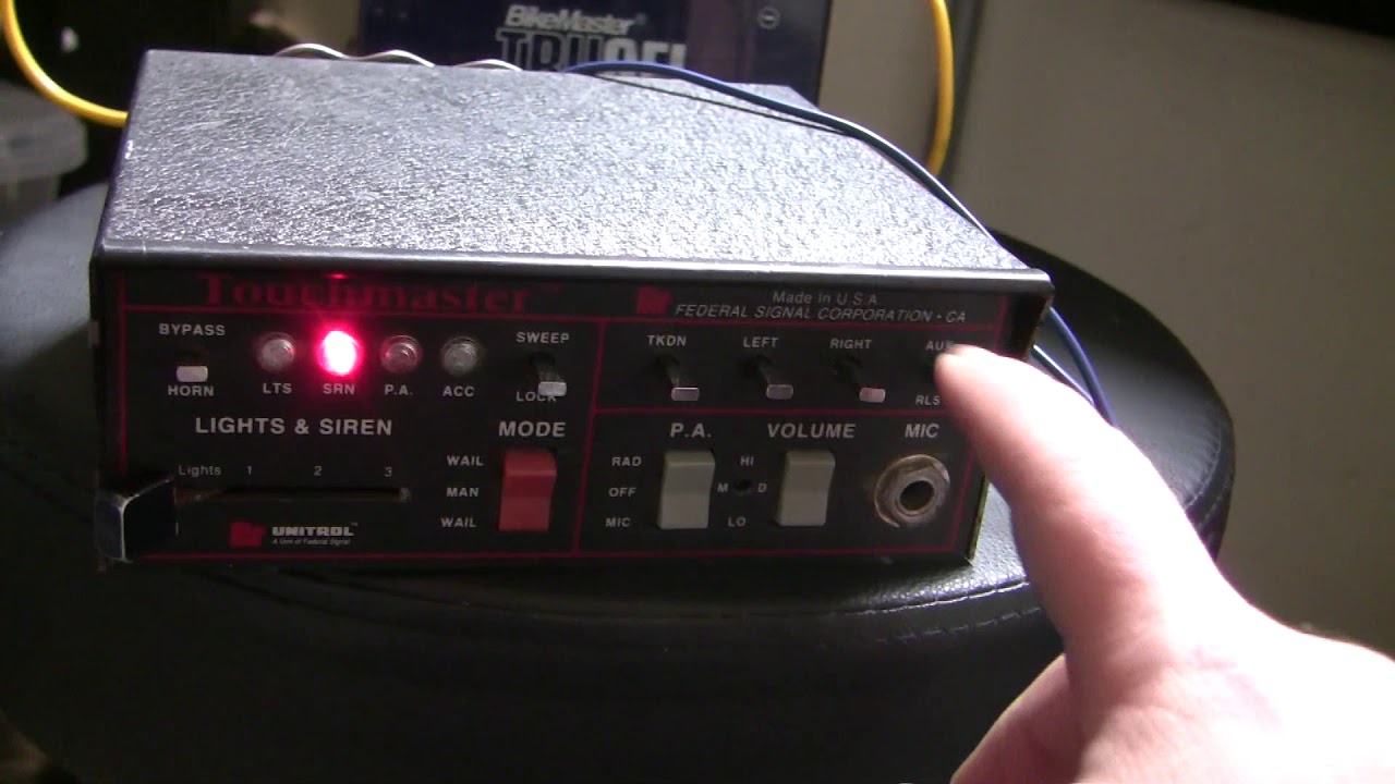 Federal Signal Touchmaster TM4 Siren Demo | HQ Recording