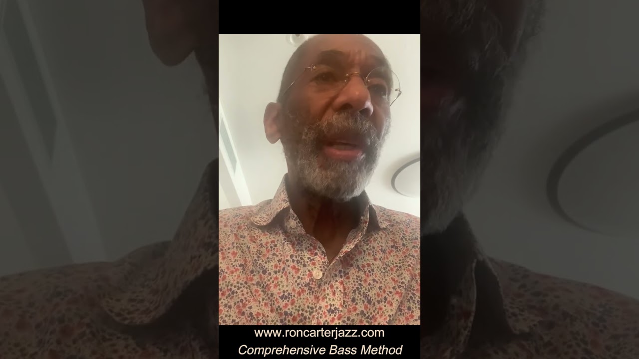 Ron Carter - Horizontal Technique from The Comprehensive Bass Method Book #roncarterbassist