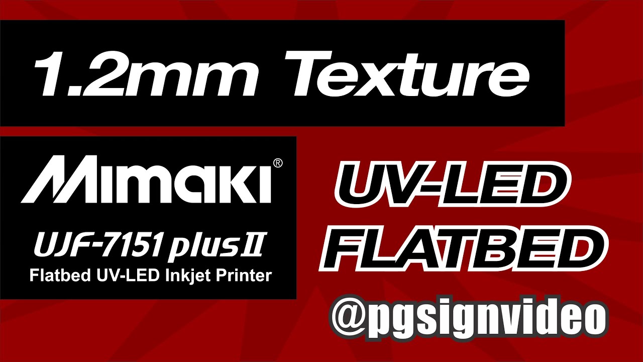 Mimaki UJF7151 Texture Printing