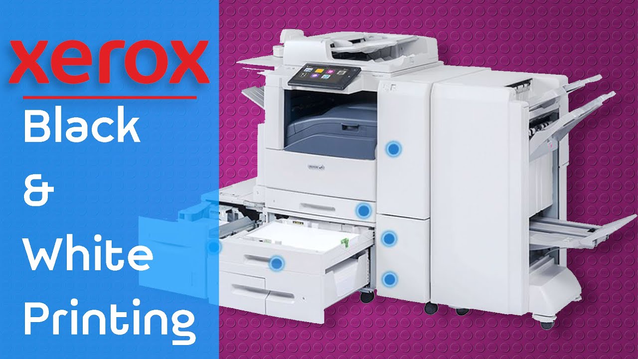 How to Turn on Black and White Only Printing on a Xerox Altalink