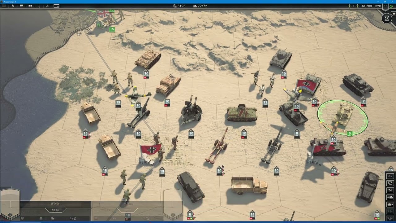 PanzerCorps 2 - Map 7 Libyen 2 von Wildthing