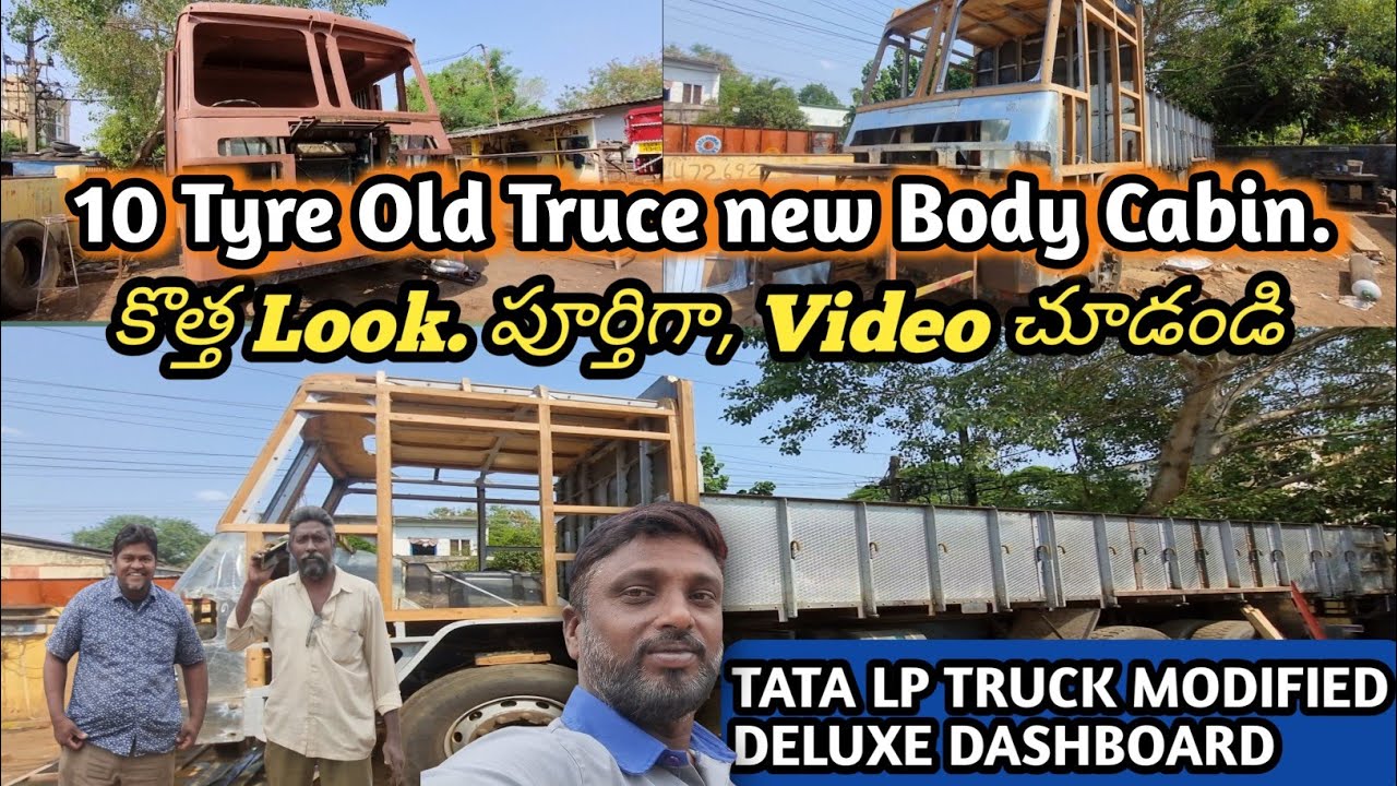 TATA 10TYRE TRUCK MODIFIED 🚚 || Body building work || Vijayawada Auto Nagar