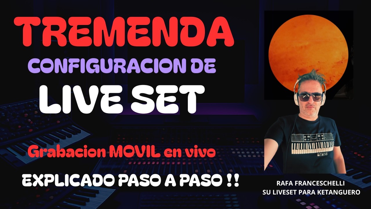 TREMENDA de configuración de LIVESET y ESTUDIO MOVIL