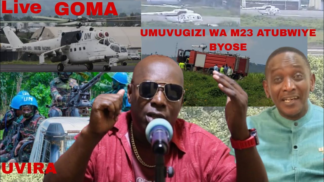 🚨LIVE KUKIBUGA CY'INDEGE UMUVUGIZI WA M23 ADUHAYE AMAKURU MASHYA/M23 YITONDE UBUFRANSA BWARAKAYE