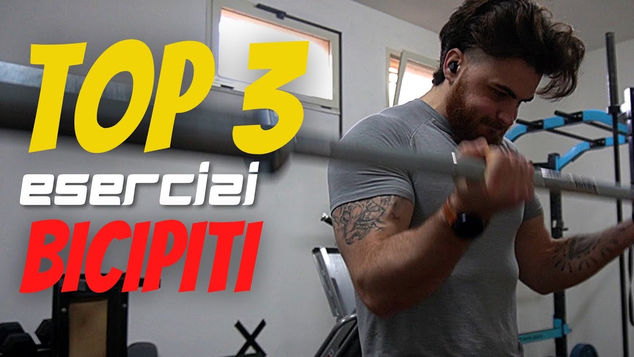 TOP 3 Esercizi BICIPITI