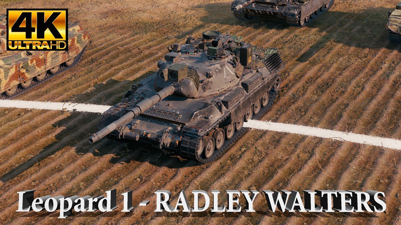 Leopard 1 Video in Ultra HD 4K 🔝 Radley Walters Medall, 8144 DMG, 759 S | World of Tanks
