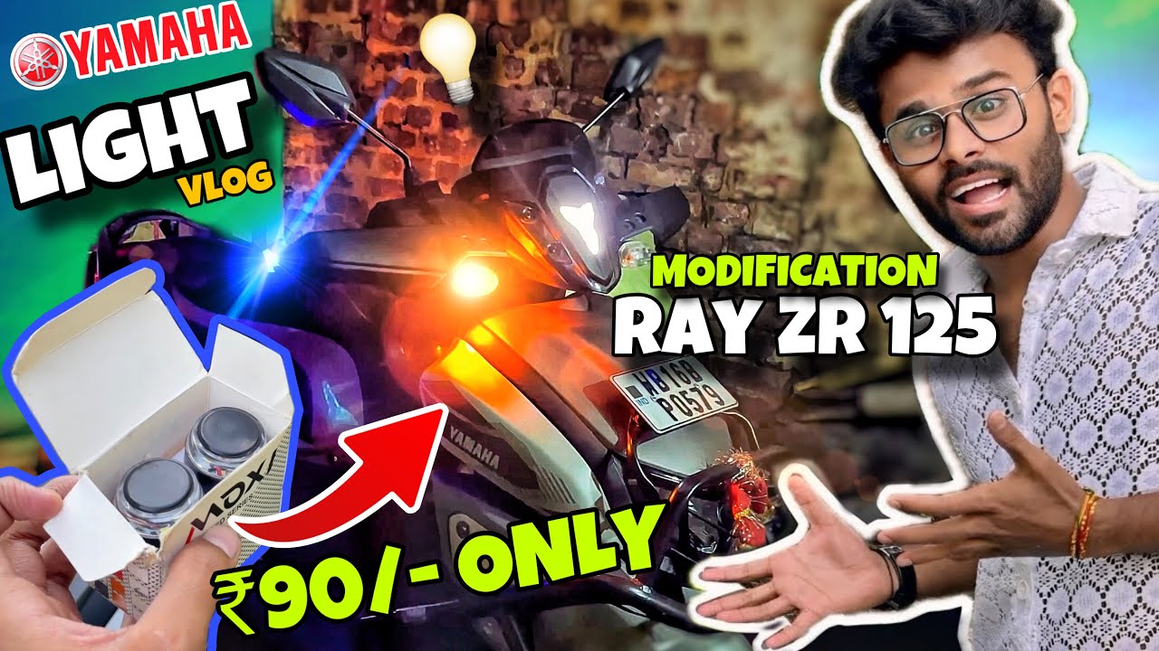 Yamaha Ray ZR 125 Hybrid Street Rally | 2-in-1 LED Light Modification