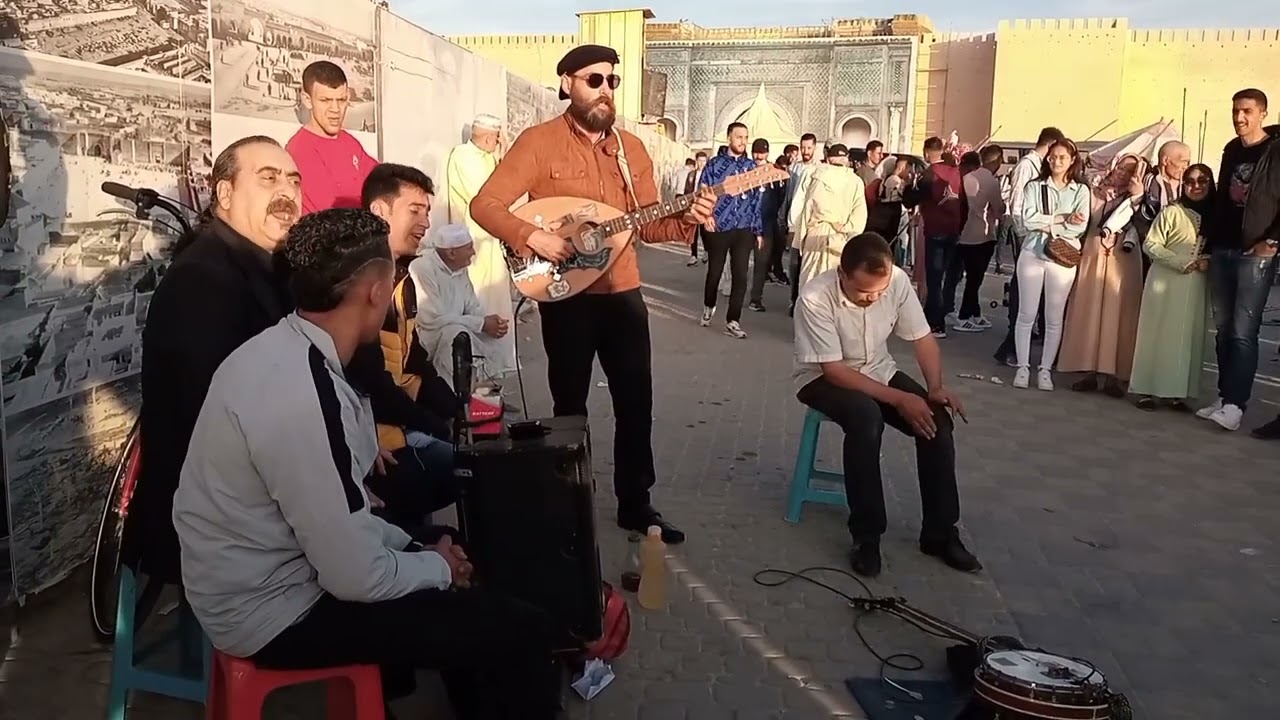 أجواء عيد الفطر مع ناس الغيوان🎺🥁بمدينة مكناس.