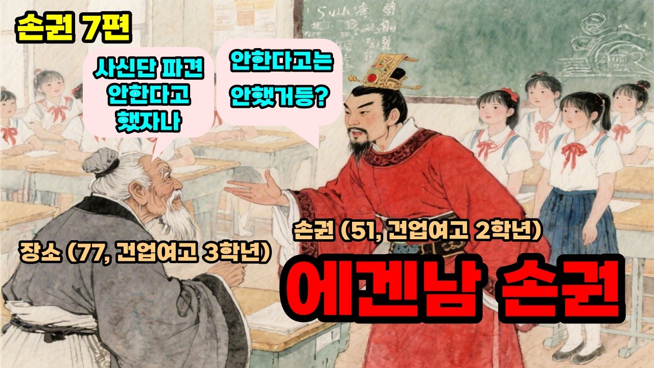 삼국지 손권, 치졸하면서도 치밀한 에겐남 손권#7편