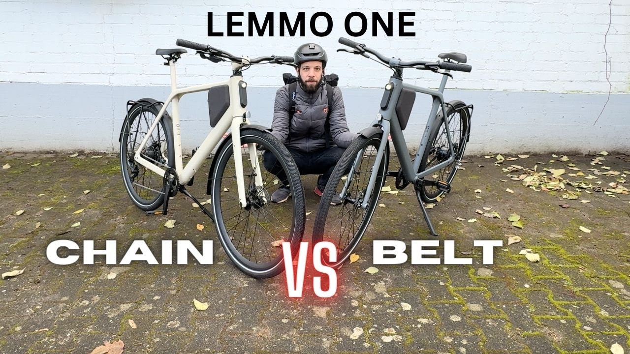 LEMMO ONE Chain VS Belt - Urban E-Bikes im Vergleich - Kette oder Riemen?