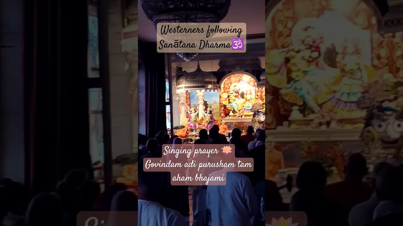my unforgettable visit to ISkcon temple in Florence Italy.