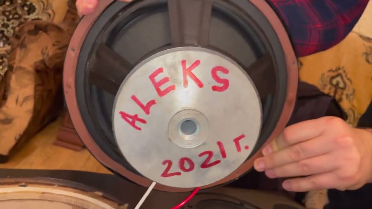 Вскрытие колонок ALEKS AUDIO Maestro Gold II InAudio