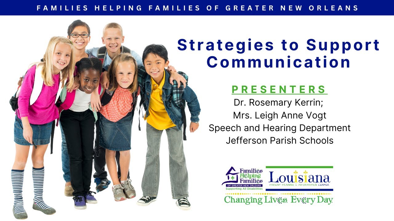 Strategies to Support Communication Development