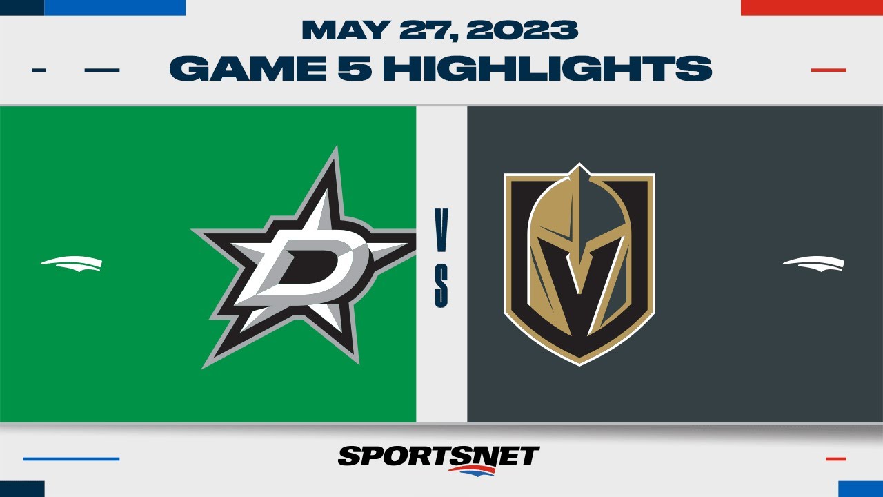 NHL Western Conference Final Game 5 Highlights | Stars vs. Golden Knights - May 27, 2023