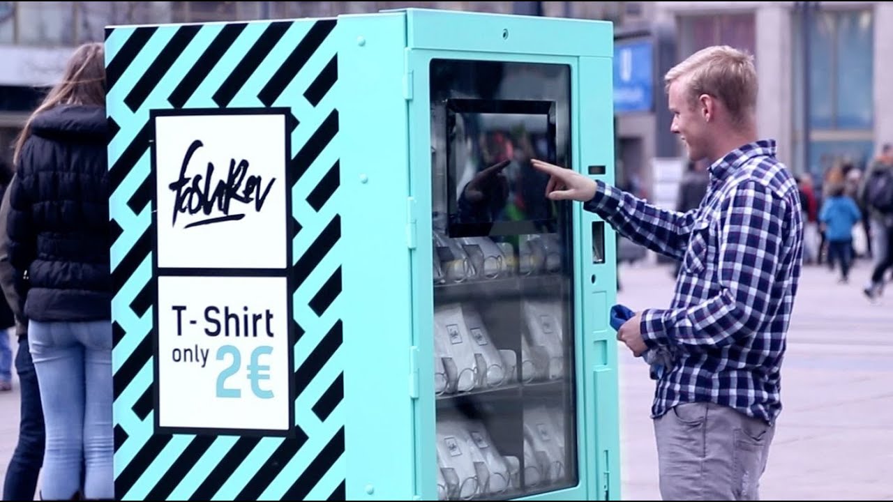 The Story Behind The 2 Euro T-Shirt Vending Machine