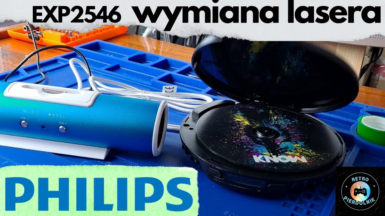 Philips CD Discman EXP2546 wymiana lasera. Poza Grami