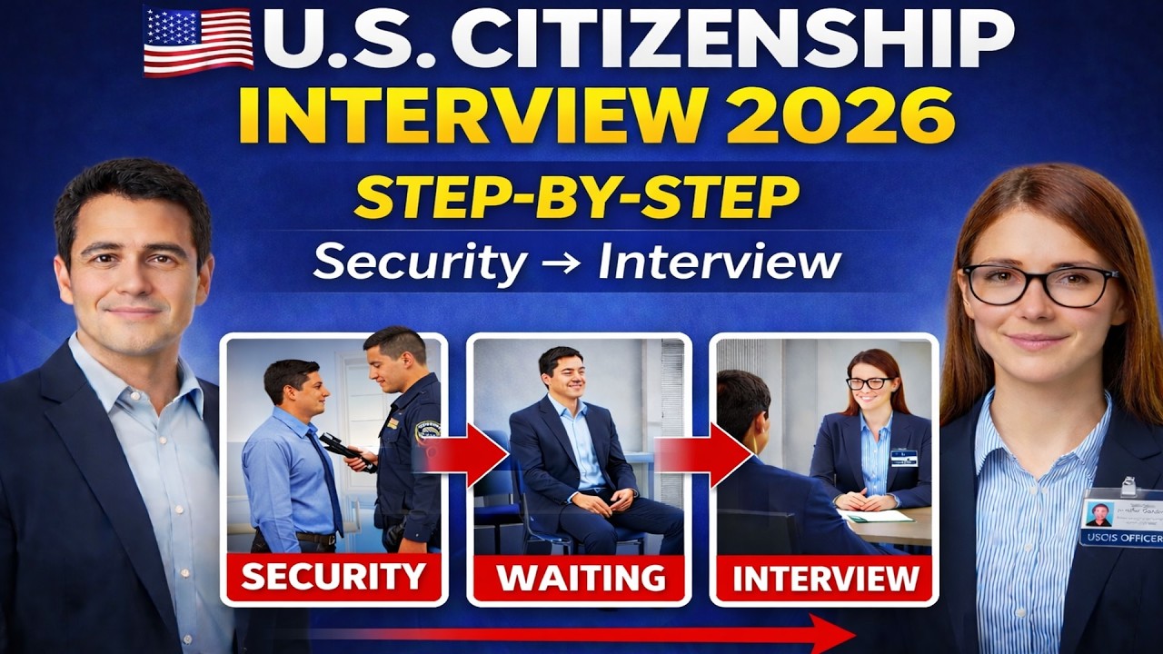 U.S. Citizenship Interview 2026 &ndash; Full Step-by-Step Process (Security Check to Officer Interview)