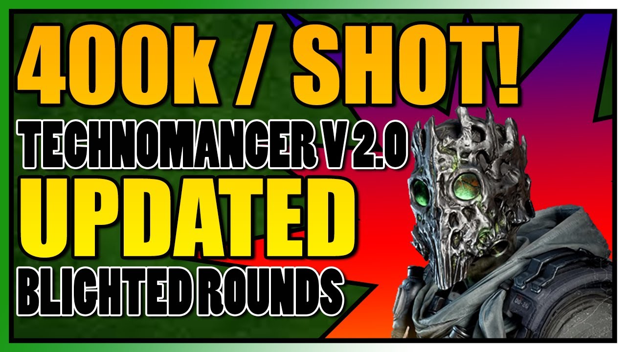 Outriders | T15 Technomancer | Blighted Rounds Build V2.0