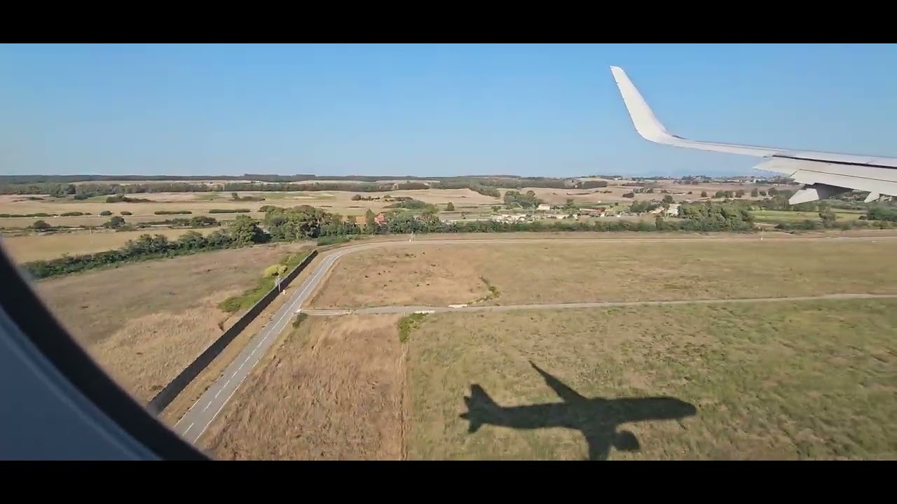 Welcome to Italy - Landing At Rome Fiumicino Airport, Italy.