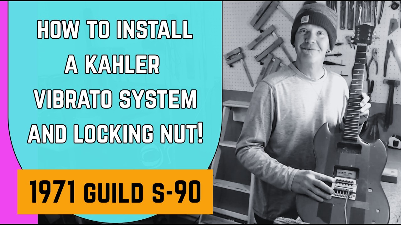 How To Install A Kahler Vibrato/Tremolo System!