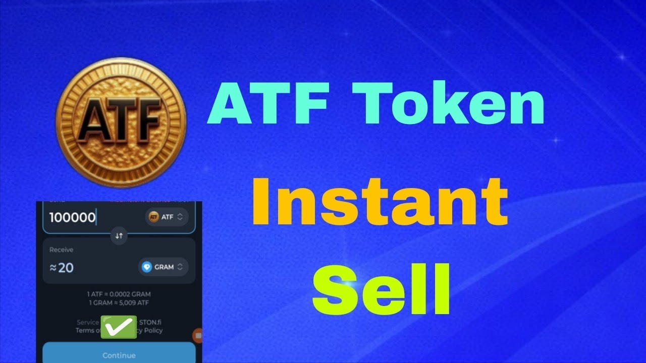 ATF Mining Telegram Atf Token Sell Instant Payment 