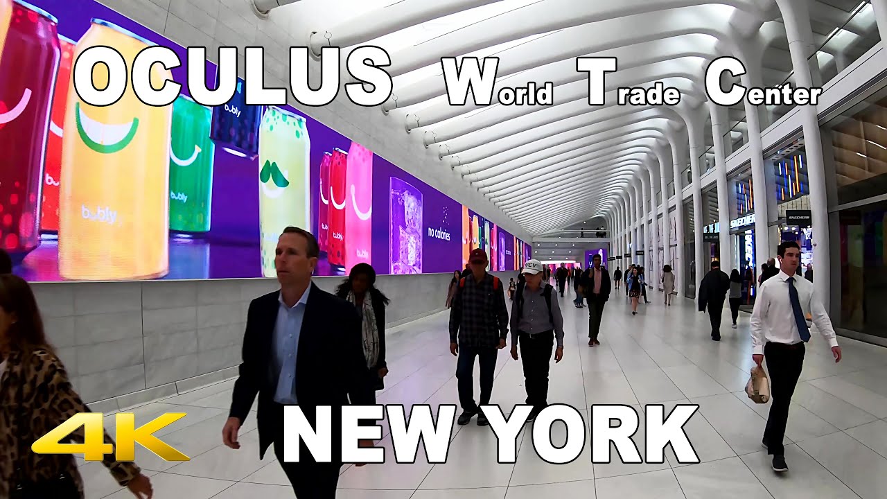 🇺🇸   WALKING NYC. OCULUS World Trade Center | USA | 4K