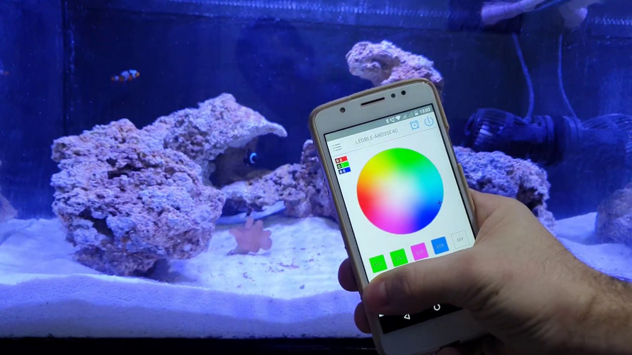 Luminária FORFISH 40w  funcionando