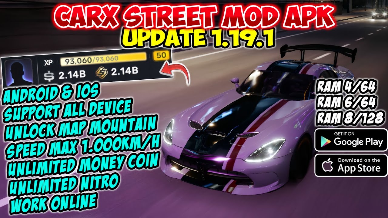 UPDATE‼️Gameplay Mod CarX Street 1.20.0 | Download CarX Street Mod Apk Unlimited Money
